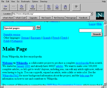 Netscape Navigator Screenshot